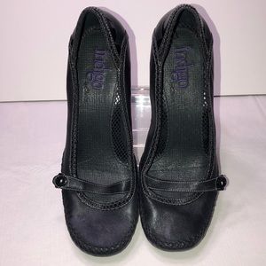 Clarks Indigo Black Mary Jane heel size 10 NWOB